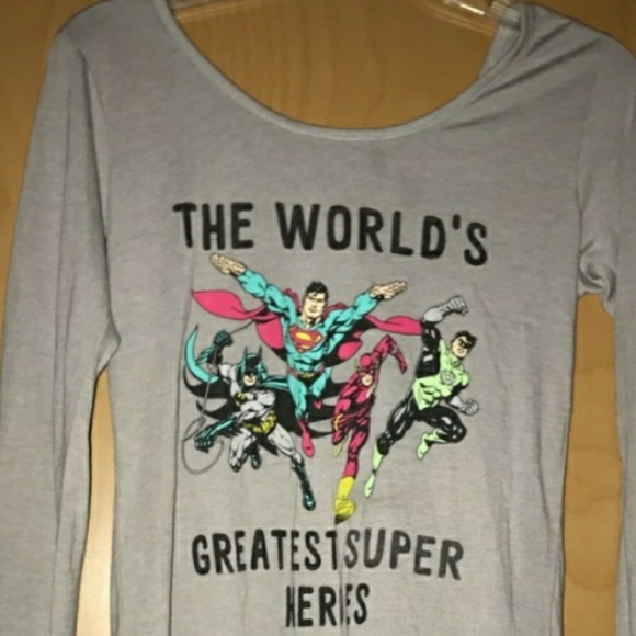 Women's superhero long sleeve top - Picture 1 of 5